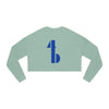 4b Movement Cropped Sweatshirt - Dusty Blue