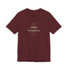 Silence Is Compliance Jersey Tee | Speak Up for Democracy - Maroon