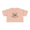Join the Rebellion Crop Tee - Pale Pink