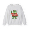 "Merry RESISTmas" Protest Frog Sweatshirt - Ash