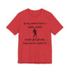If My Uterus Had a Safety Switch Would You Finally Trust Me to Control It Jersey T-Shirt - Heather Red