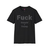 F*ck Donald J Trump Jersey Tee - Black Heather