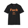 F*ck Elon Musk Tee - Black Heather