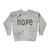 Nope Color Blast Sweatshirt - Smoke