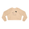 Fueled by Coffee & Feminist Rage Cropped Fleece Pullover - Sand