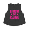 Remove the Regime Crop Tank - Dark Heather