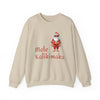 Mele Kalikimaka Hawaiian Santa Sweatshirt - Sand