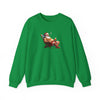 Naughty Santa Holiday Sweatshirt - Irish Green