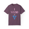 I Stand with Trans Rights T-Shirt - Berry