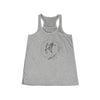 FDT Floral Flowy Tank - Athletic Heather