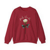 Prickly Like a Rose Sweatshirt - Antique Cherry Red