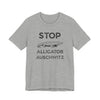 Stop Alligator Auschw*tz Jersey Tee - Athletic Heather