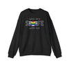 You Are Safe With Me Drop Shoulder Sweatshirt - Black Heather