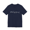 Simple Math Chalk Tee - Navy