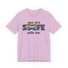 You Are Safe With Me Jersey Tee - Lilac