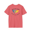 Save the World T-Shirt - Coral Silk