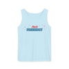 Not Friendly Tank Top - Chambray