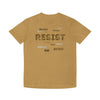 "Resist" Faded Shirt - Social Justice Tee - Faded Mustard