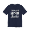 You Can't Deport the 14th Amendment Jersey Tee - Navy