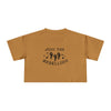 Join the Rebellion Crop Tee - Camel