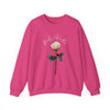 Prickly Like a Rose Sweatshirt - Heliconia