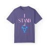 I Stand with Trans Rights T-Shirt - Heather Purple