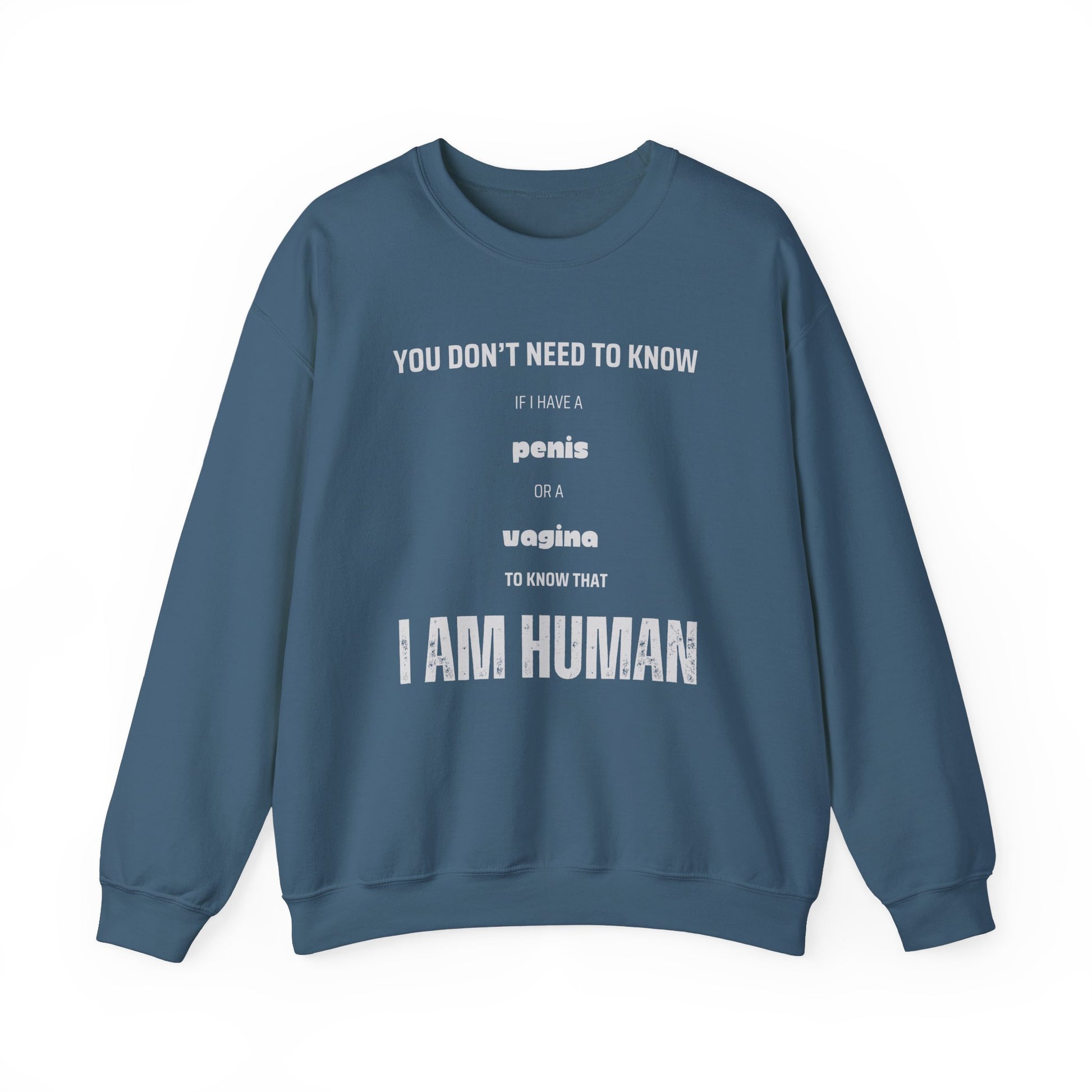 I Am Human - Inclusivity Unisex Sweatshirt - empowHERbyHeidi