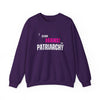 I Stand Against the Patriachy Sweatshirt - Blackberry