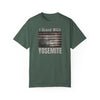 I Stand With Yosemite Garment-Dyed T-Shirt | Support Nature & Preserve Parks - Blue Spruce