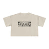 Don't Let the Bastards Grind You Down Crop Tee - Bone