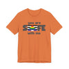 You Are Safe With Me Jersey Tee - Burnt Orange