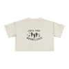 Join the Rebellion Crop Tee - Ecru