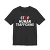 Stop Human Trafficking Jersey Tee | Donate to the ACLU - Deep Heather