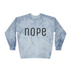 Nope Color Blast Sweatshirt - Ocean