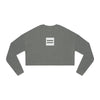 Simple Equality Cropped Sweatshirt - Deep Heather