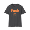 F*ck Elon Musk Tee - Dark Heather