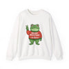 "Merry RESISTmas" Protest Frog Sweatshirt - White