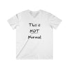 This is NOT Normal Semi Fitted V-Neck Tee - Heather Cement