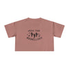 Join the Rebellion Crop Tee - Hazy Pink