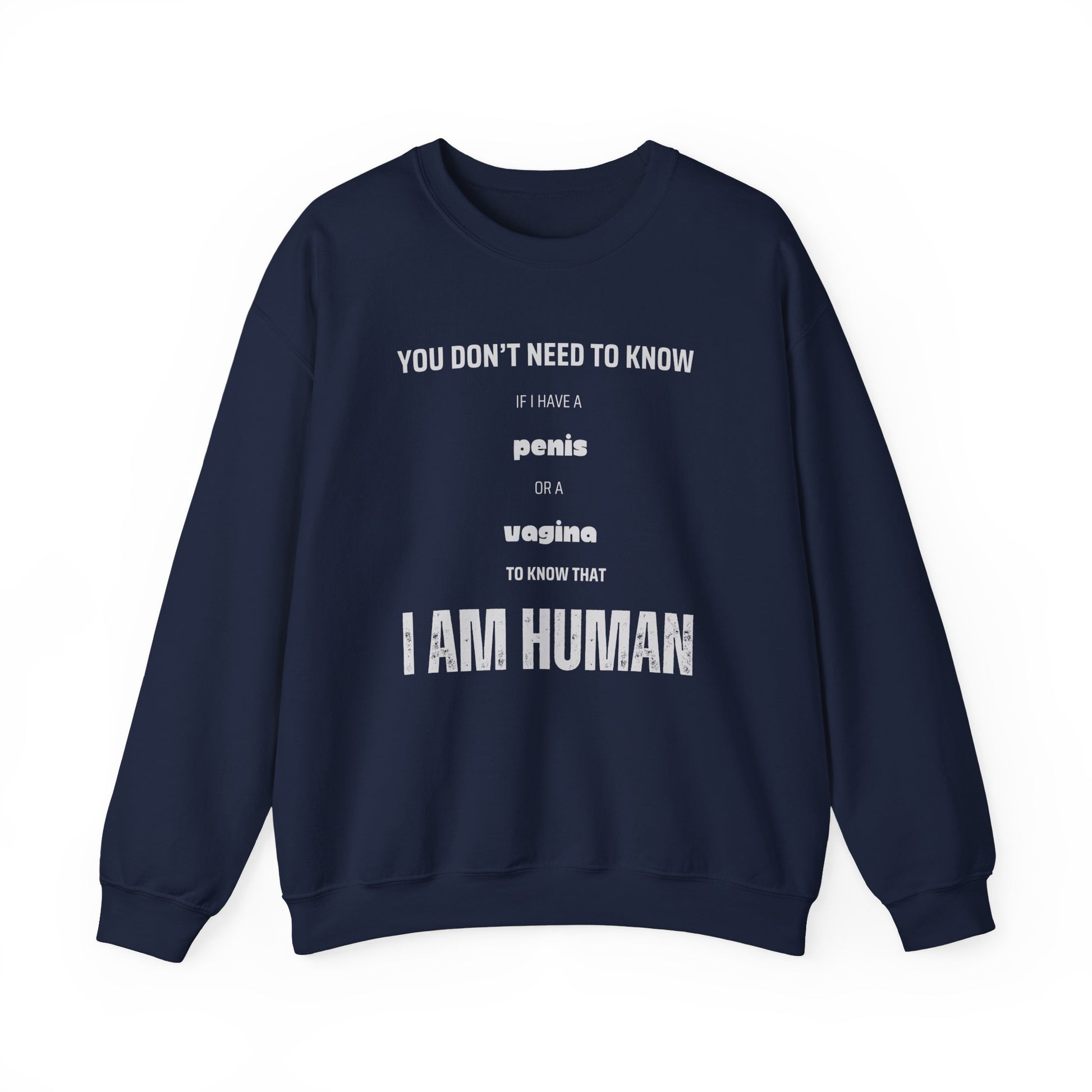 I Am Human - Inclusivity Unisex Sweatshirt - empowHERbyHeidi