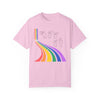 Gay AF Rainbow Sign Language T-Shirt - Heather Mauve