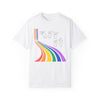 Gay AF Rainbow Sign Language T-Shirt - Heather Cement