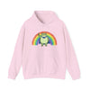 Pride Frog Hoodie - Pale Pink