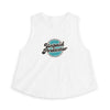 Unpaid Protestor Crop Tank - White