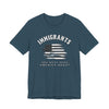 Immigrants Are What Make America Great Jersey Tee - Deep Teal