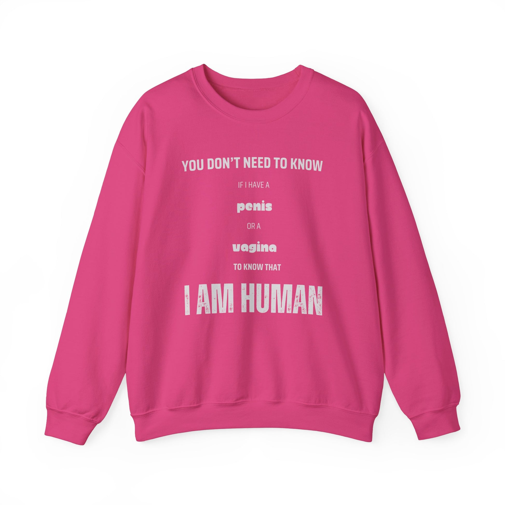 I Am Human - Inclusivity Unisex Sweatshirt - empowHERbyHeidi
