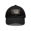 Upside-Down American Flag Dad Hat - Oxblood Black