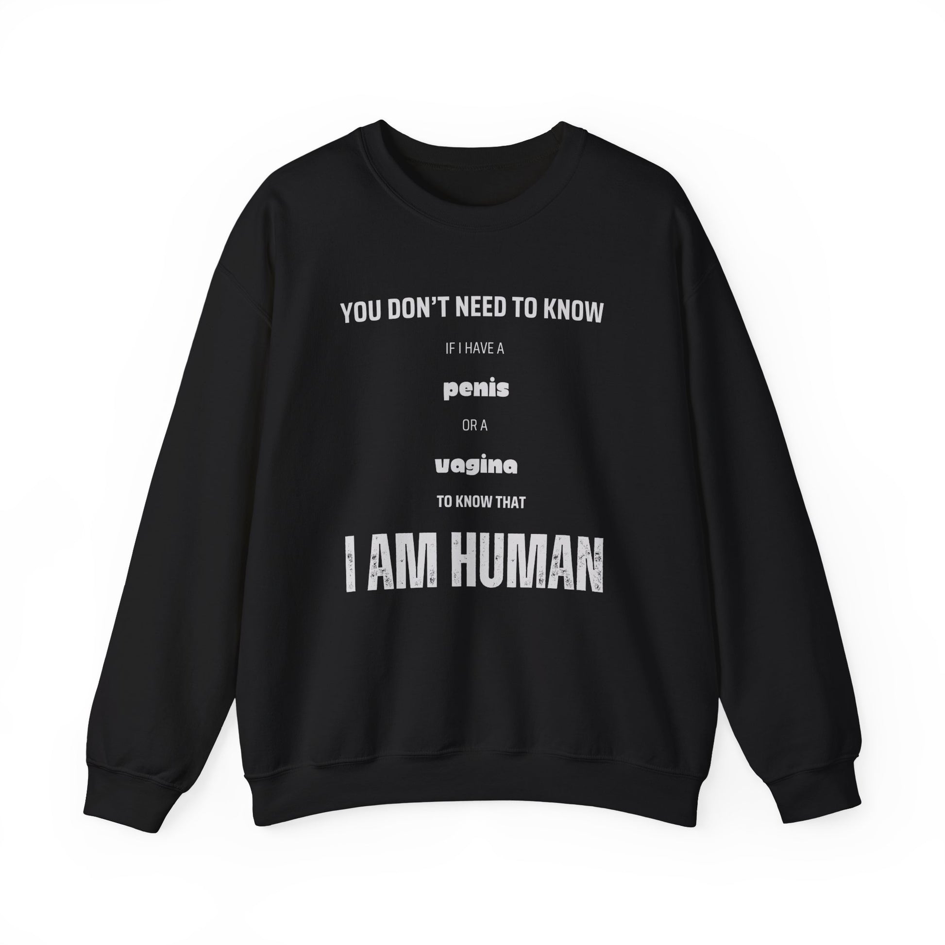 I Am Human - Inclusivity Unisex Sweatshirt - empowHERbyHeidi