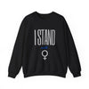 Equal Rights - I Stand With Women Sweatshirt - Faded Black