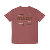 "Resist" Faded Shirt - Social Justice Tee - Faded Wine